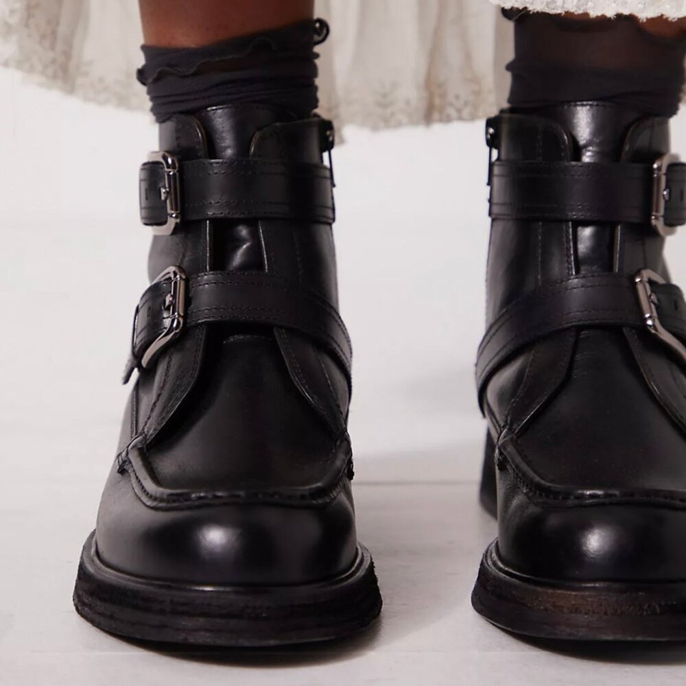 Free People Isla Moto Boot NEW Size 8.5 - Picture 3 of 7